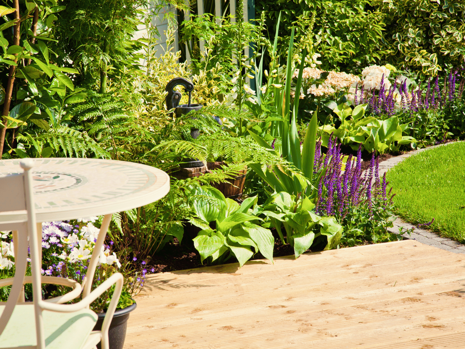 plant design seating area